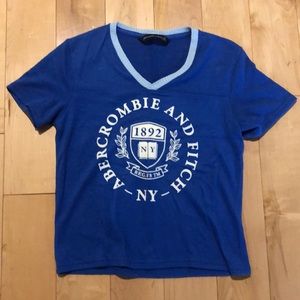 Abercrombie and Fitch electric blue top size XS